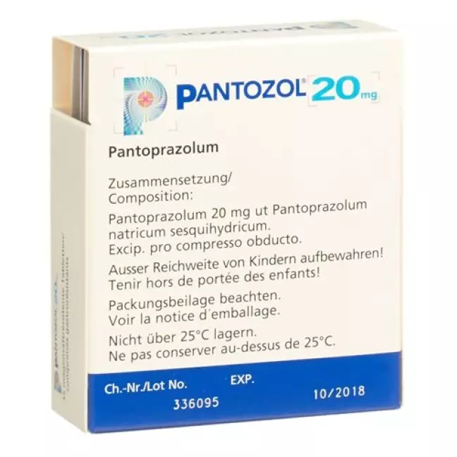 Пантозол Filmtable 20 мг PocketPack 15 шт Пантозол Filmtable 20 мг PocketPack 15 шт