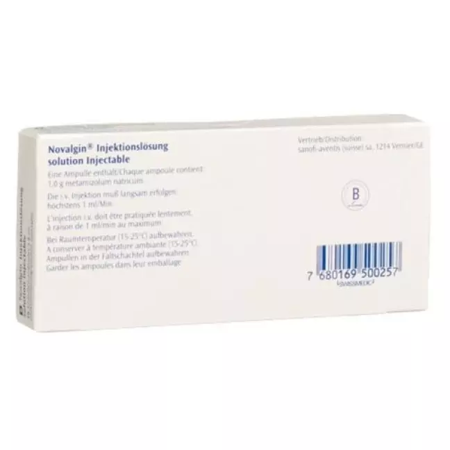 Novalgin 50% 1 g/2 ml 10 Ampullen 2 ml