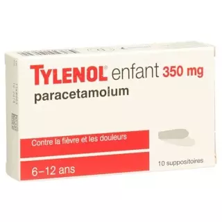 Tylenol Children's Supp 350 мг 10 шт