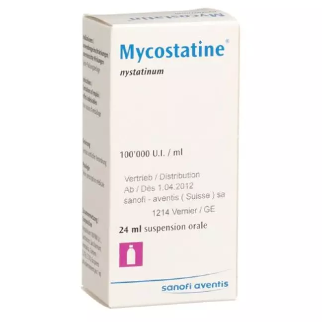 Mycostatin Susp 100000 ОД/мл Фл 24 мл Mycostatin Susp 100000 ОД/мл Фл 24 мл