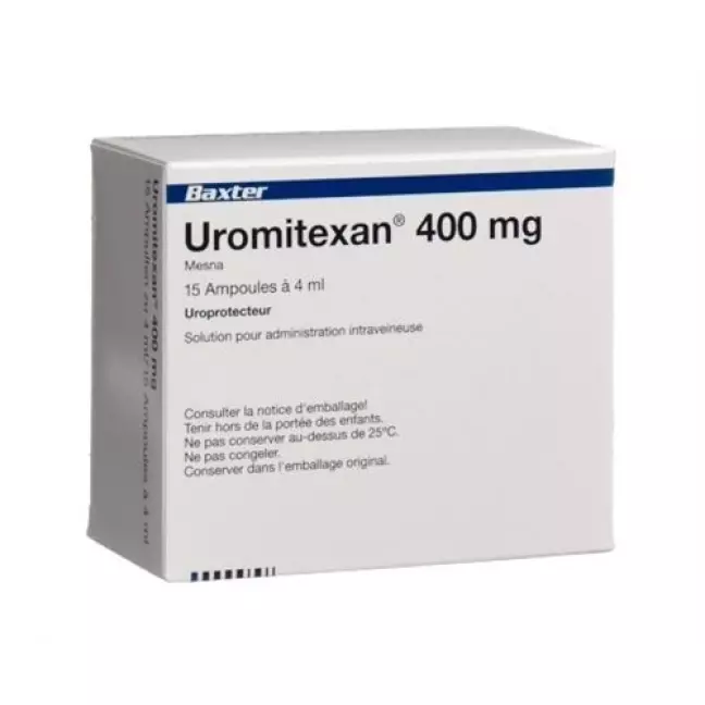 Uromitexan Inj Lös 400 мг/4 мл 15 ампер 4 мл Uromitexan Inj Lös 400 мг/4 мл 15 ампер 4 мл
