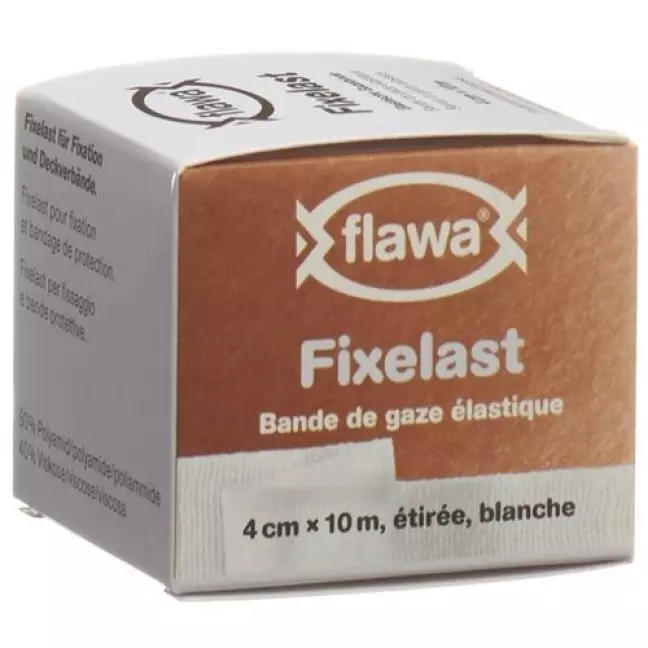 Flawa Fixelast Gazebinde 10мX4см Weiss Flawa Fixelast Gazebinde 10мX4см Weiss