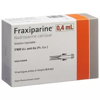 Фраксипарин 0,4 мл Inj Lös 10 Fertspr 0,4 мл