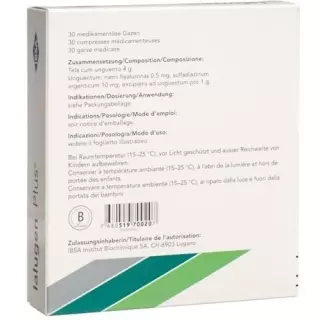 Марля Ialugen Plus медична 10х10 см 30 шт