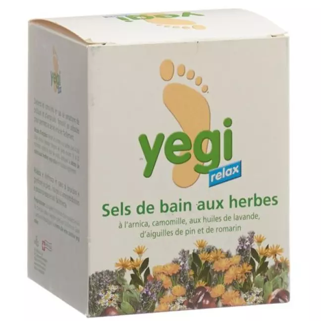 YEGI RELAX трав&#39;яна сіль для ванн для ніг 8 пакетиків 50 г