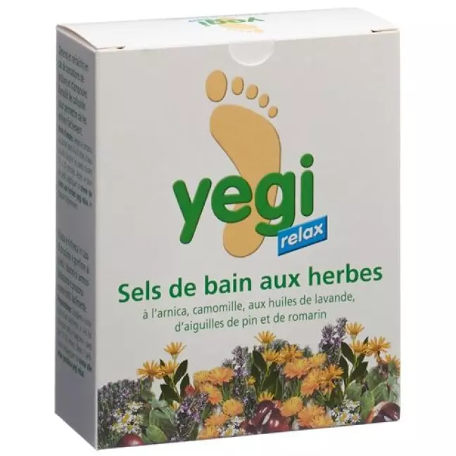 YEGI RELAX трав&#39;яна сіль для ванн для ніг 4 пакетики 50 г