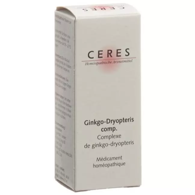 Ceres Ginkgo dryopteris комп. Краплі 20 мл Ceres Ginkgo dryopteris комп. Краплі 20 мл