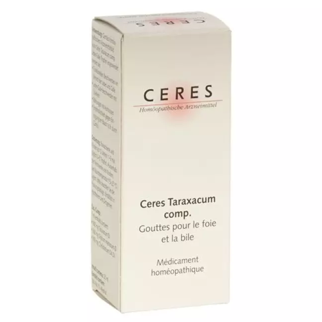 Ceres Taraxacum комп. Краплі печінкові жовчні Fl 20 мл Ceres Taraxacum комп. Краплі печінкові жовчні Fl 20 мл