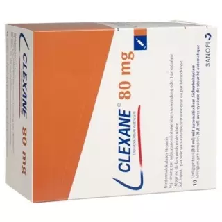 Clexane Inj Lös 80 мг/0,8 мл 10 Fertspr 0,8 мл