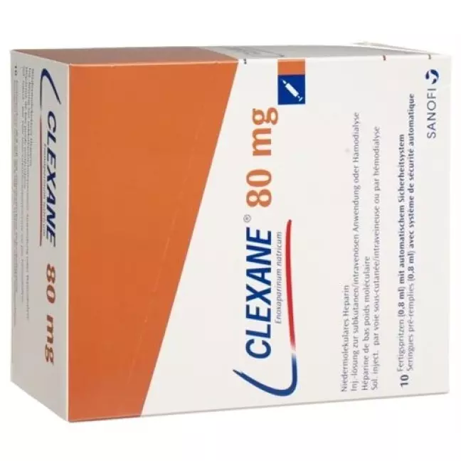 Clexane Inj Lös 80 мг/0,8 мл 10 Fertspr 0,8 мл Clexane Inj Lös 80 мг/0,8 мл 10 Fertspr 0,8 мл