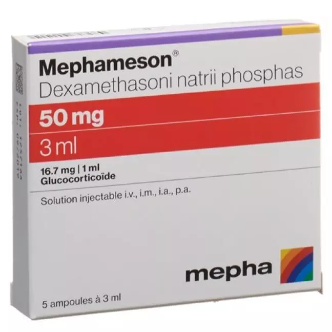 Mephameson Inj Lös 50 мг/3 мл 5 ампер 3 мл Mephameson Inj Lös 50 мг/3 мл 5 ампер 3 мл