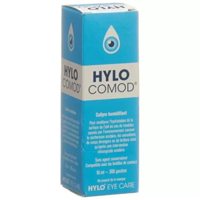 Hylo Comod Gtt Opht Fl 10 мл