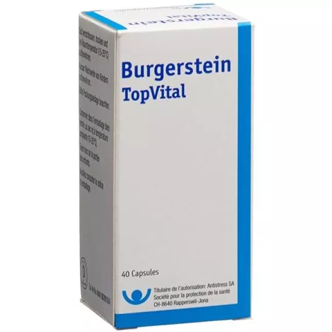 Burgerstein TopVital капсули 100 шт Burgerstein TopVital капсули 100 шт
