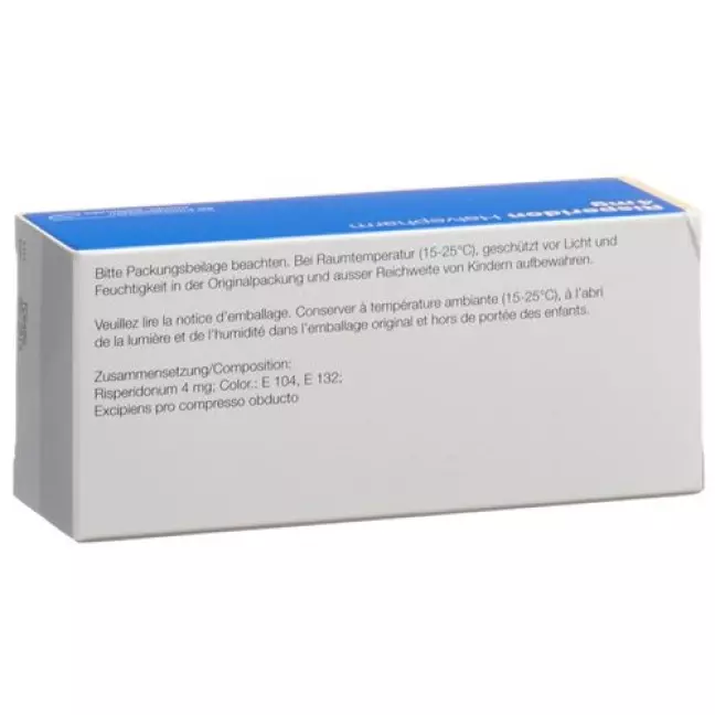 Risperidone Helvepharm Filmtabl 4 мг 60 шт Risperidone Helvepharm Filmtabl 4 мг 60 шт