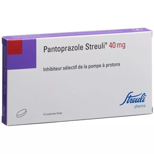 Пантопразол Streuli Filmtable 40 мг 15 шт Пантопразол Streuli Filmtable 40 мг 15 шт