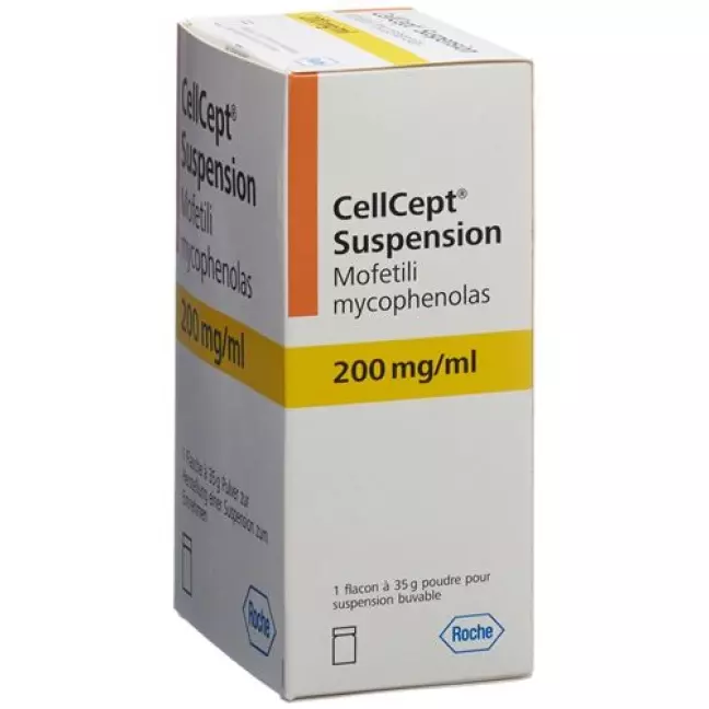 CellCept Plv 200 мг/мл для пероральної суспензії CellCept Plv 200 мг/мл для пероральної суспензії