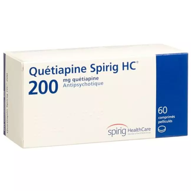 Quetiapine Spirig HC Filmtable 200 мг 60 шт Quetiapine Spirig HC Filmtable 200 мг 60 шт