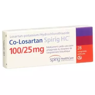Ко-Лозартан Спіріг HC Filmtable 100/25мг 28 шт