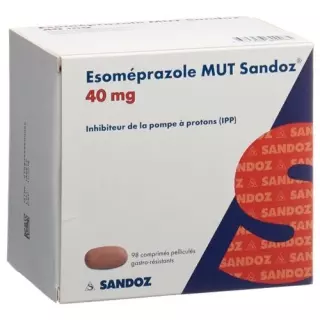 Езомепразол MUT Sandoz Filmtable 40 мг 98 шт