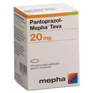 ПАНТОПРАЗОЛ МЕФА ТЕВА ФІЛЬМТАБЛ 20 МГ ДС