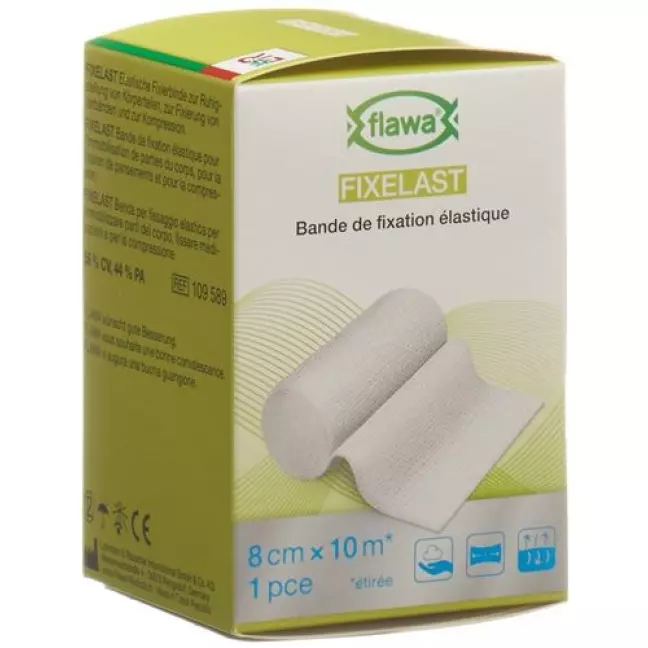 Фіксуючий бинт Flawa Fixelast 8см х 10м