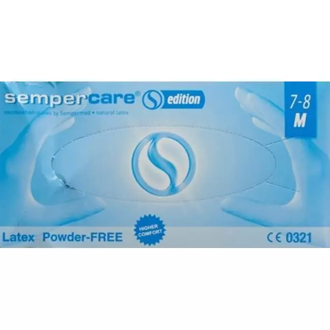 Sempercare Edition Gloves Latex M непудрені 100 шт