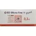 BD Microfine+ Demi U100 Insulin Spritzen 0.30мм x 8мм 100x 0.3мл
