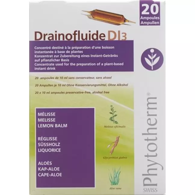 Drainofluide DI 3 20 питний амп. 10 мл Drainofluide DI 3 20 питний амп. 10 мл