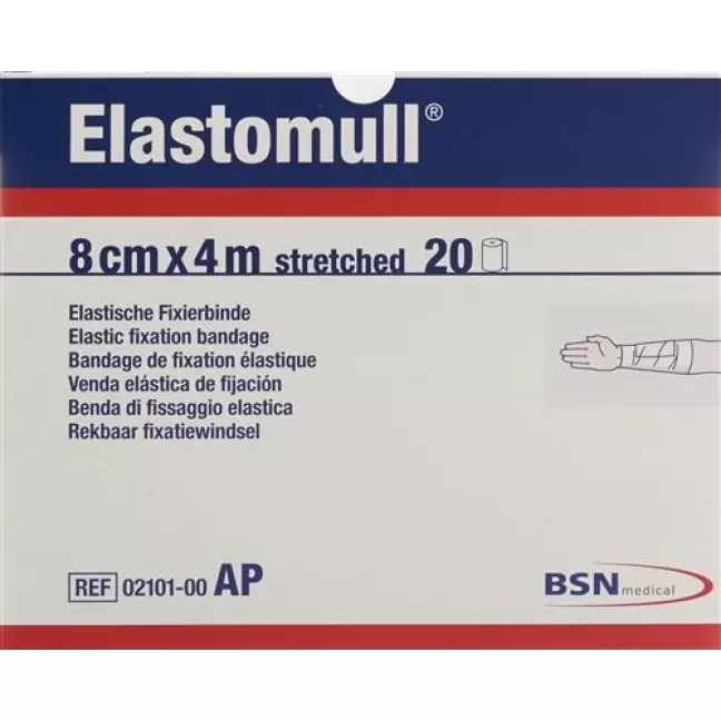 Elastomull марлевый бинт Weiss 4мX8см 20 штук Elastomull марлевый бинт Weiss 4мX8см 20 штук