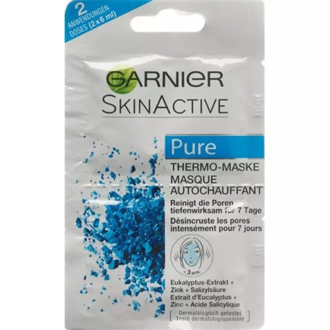 Garnier Pure Maske mit Thermo-Effekt 2x 6мл Garnier Pure Maske mit Thermo-Effekt 2x 6мл
