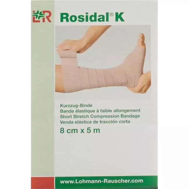 Короткий бинт Rosidal K 8см х 5м
