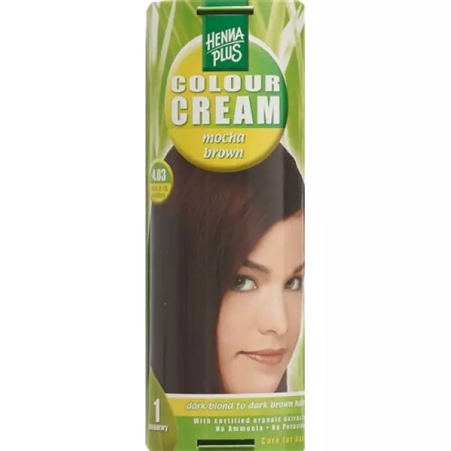 Henna Plus Colour крем 4.03 Mocca Braun 60г Henna Plus Colour крем 4.03 Mocca Braun 60г