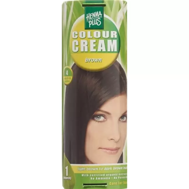 Henna Plus Colour крем 4 Braun 60г Henna Plus Colour крем 4 Braun 60г