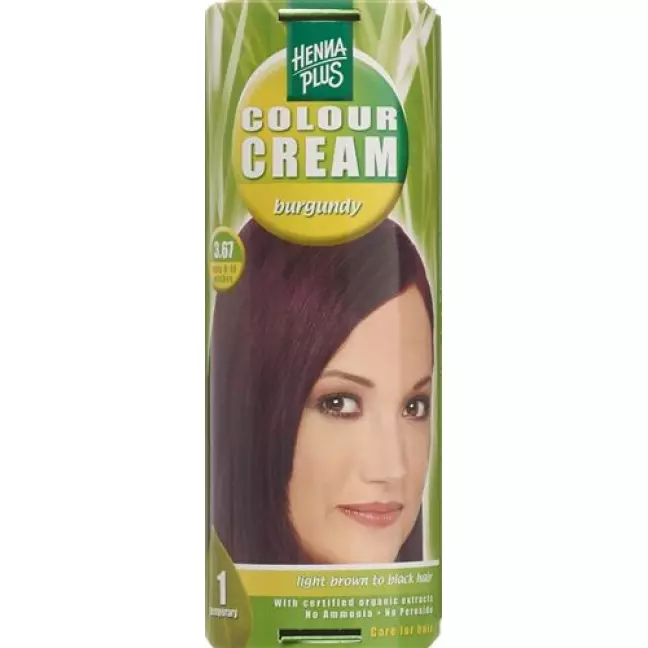 Henna Plus Colour крем 3.67 Burgund 60г Henna Plus Colour крем 3.67 Burgund 60г