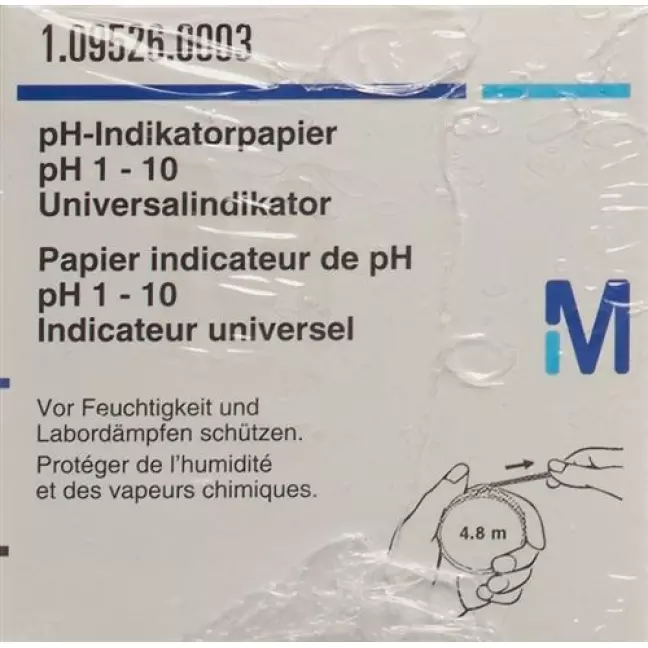 Рулон індикаторного паперу Merck в комплекті pH 1-10 3 шт Рулон індикаторного паперу Merck в комплекті pH 1-10 3 шт