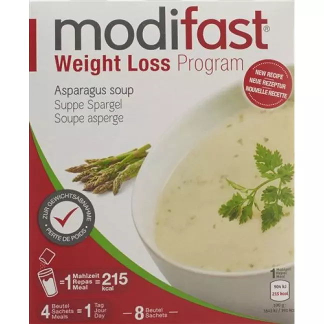 Суп зі спаржі Modifast програми 8 х 55 г Суп зі спаржі Modifast програми 8 х 55 г