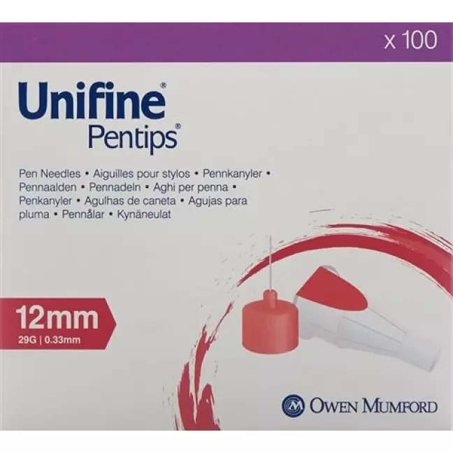 Голки UNIFINE PENTIPS 29G 0.33x12мм 100 шт.