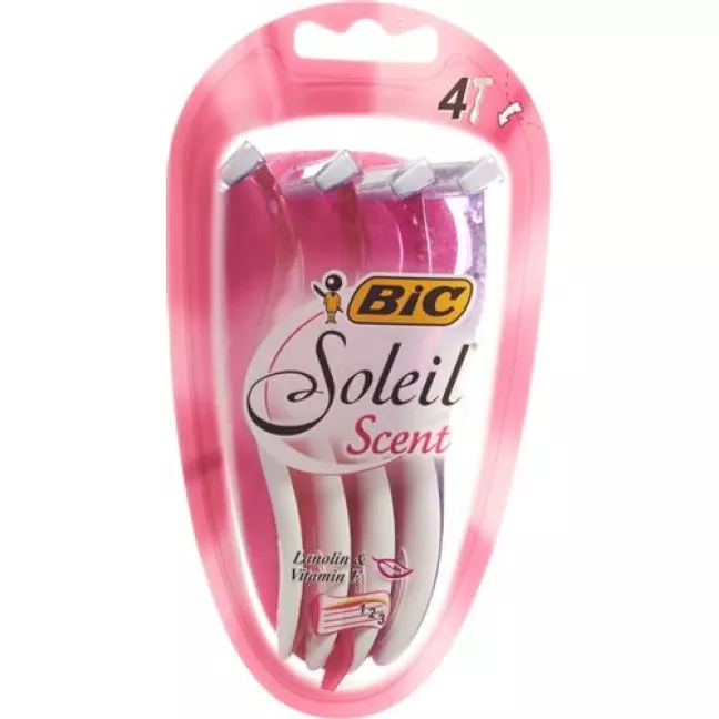 Bic Soleil Scent Frauenrasierer Dreiklingen 4 штуки Bic Soleil Scent Frauenrasierer Dreiklingen 4 штуки