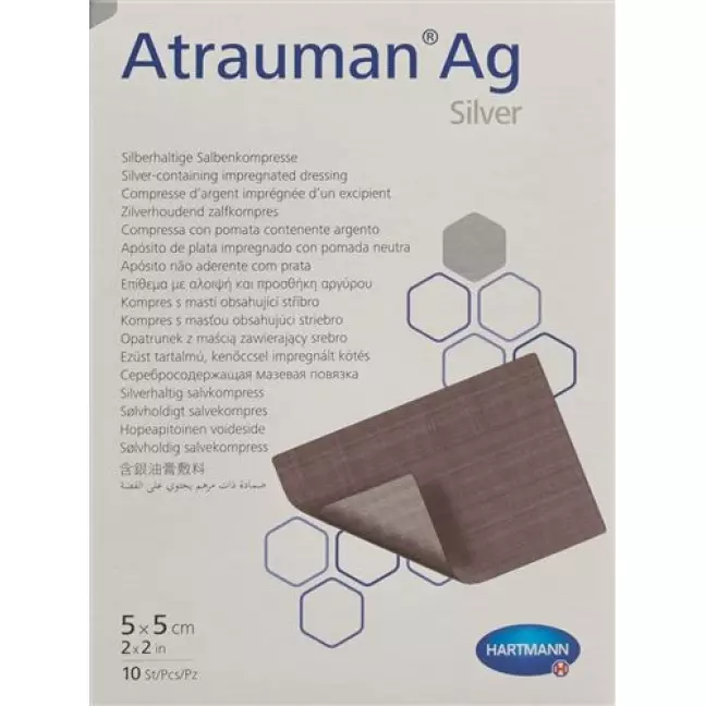 Компреси Atrauman Ag 5х5 см стерильні 10 шт