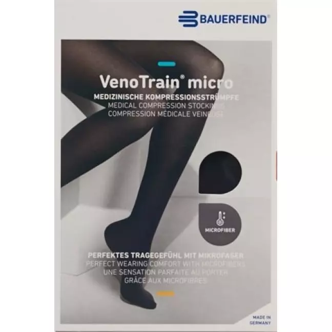 VENOTRAIN MICRO A-D KKL2 M нормальний/короткий відкритий носок чорний VENOTRAIN MICRO A-D KKL2 M нормальний/короткий відкритий носок чорний
