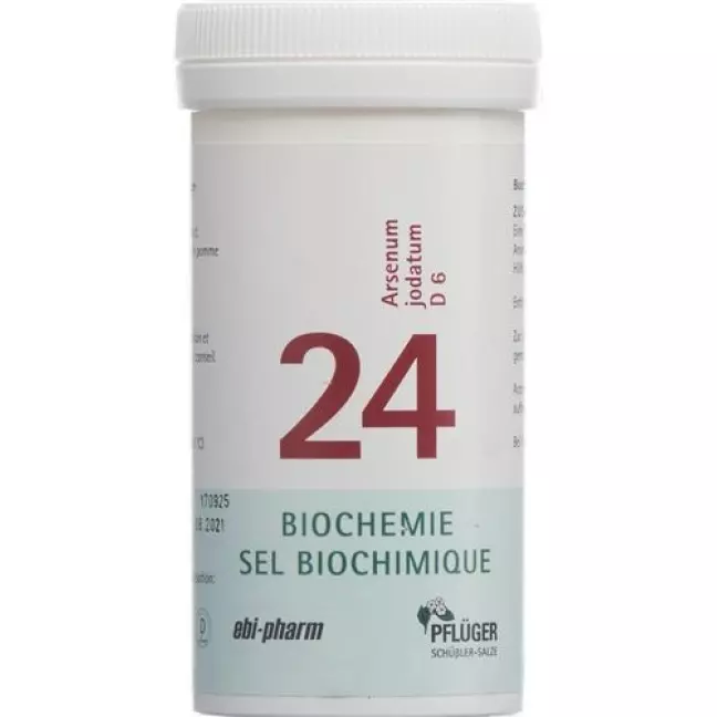 Pflueger Schussler Nr. 24 Arse Jod в таблетках, D 6 100г Pflueger Schussler Nr. 24 Arse Jod в таблетках, D 6 100г