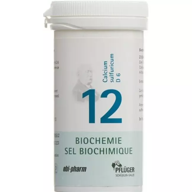 Pflueger Schussler Nr. 12 Calc Sulf у таблетках, D 6 25г Pflueger Schussler Nr. 12 Calc Sulf у таблетках, D 6 25г