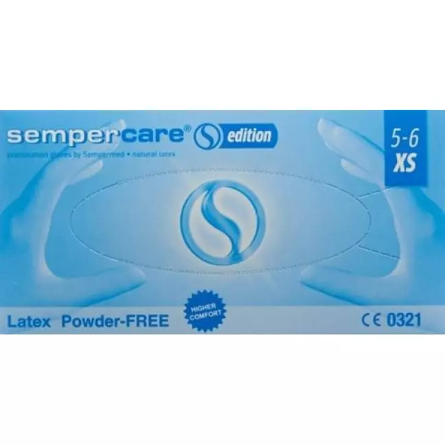 Sempercare Edition Gloves Latex XS непудрені 100 шт