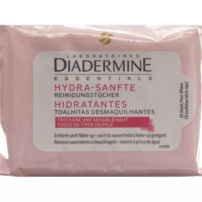 Diadermine очищающие салфетки Hydra Sanft 25 штук Diadermine очищающие салфетки Hydra Sanft 25 штук