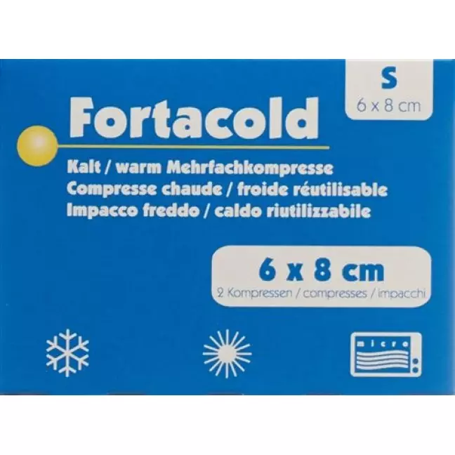 Fortacold Kalt Warm Mehrfachkompr 6x8см 2 штуки Fortacold Kalt Warm Mehrfachkompr 6x8см 2 штуки