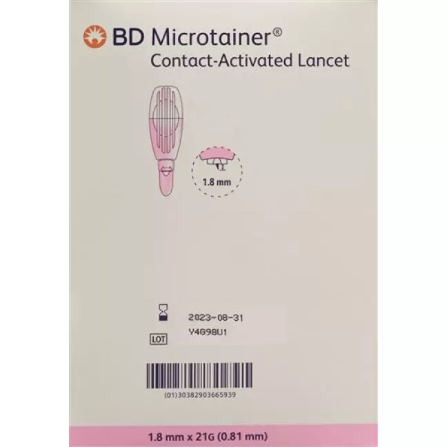 BD Microtainer контактно активовані ланцети для капілярної крові