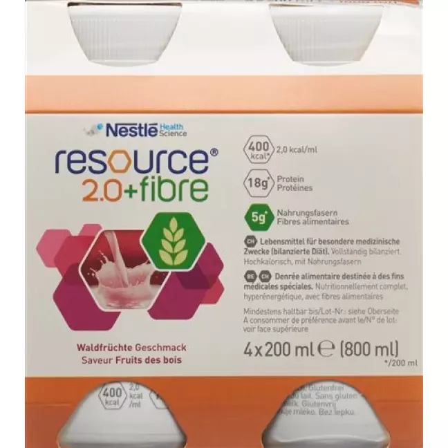 Клітковина Resource 2.0 Лісові фрукти 4 х 200 мл