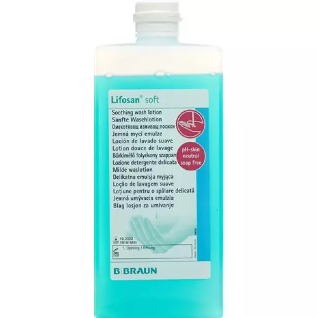 Lifosan Soft лосьон для мытья бутылка 1000мл Lifosan Soft лосьон для мытья бутылка 1000мл