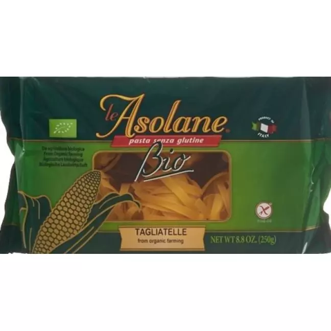 Кукурудзяна паста Le Asolane Tagliatelle без глютену 250 г Кукурудзяна паста Le Asolane Tagliatelle без глютену 250 г