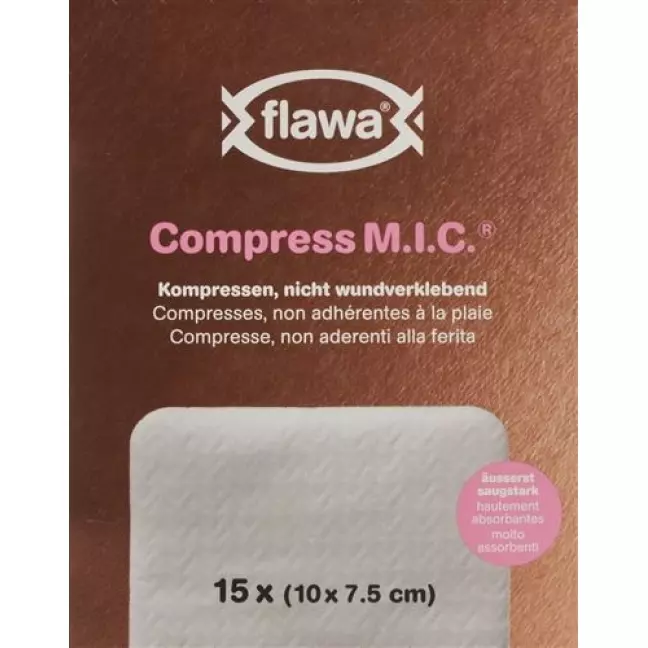 Компреси Flawa MIC 7,5х10см нестерильні 10 шт